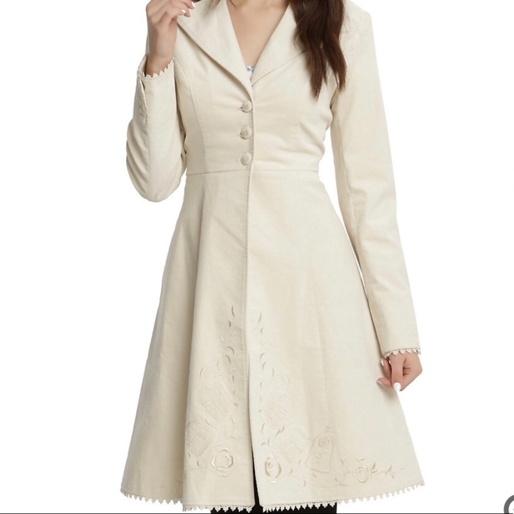 DISNEY BEAUTY & THE BEAST BELLE LACE UP COAT